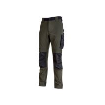 U-power - Atom Stretch-arbeitshose Mit Mehreren Taschen - Dunkelgrün L - Fr (44) - Eu (50)