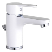 Eisl Grifo Monomando Para Lavabo Diziani Blanco-cromo