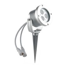 Proiettore Led Per Esterno Iride Argento 3x1w 6000k (luce Fredda) - Argento