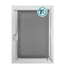 Rollo Clip&Fix 150 x 180 cm – Asphaltgrau – Hochwertiges Material – Einfache Installation – Verstellbar zur Lichtsteuerung