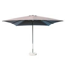 Cosma - Sombrilla De Jardín Aluminio Cortavientos 3x3 Taupe Mod. Brian