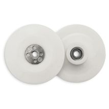 Angle Grinder Pad White 100mm (4in) 3/8 X 24 Unf