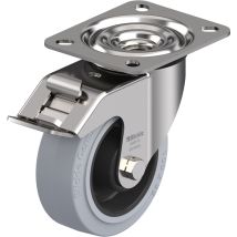609743 Lex-poev 100xr-fi-sg Lenkrolle Mit Feststeller Rad-durchmesser: 100 Mm Tragfähigkeit - Blickle