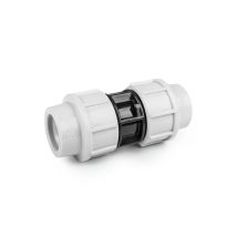 Manchon À Compression Pn16 Pour Tubes Pe 25 Mm (lot De 2)