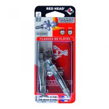 Red Head - Juego De 2 Tacos Klix Y Tornillos De Expansión Diam.8 X L.53 Mm