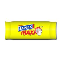 Bolsa Basura Maxi, Limón, Blanca, 50lt Saplex 95152
