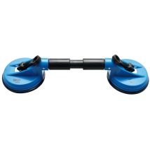 Bgs Technic – Ventosa doppia articolata 390 mm – Diametro ventose 120 mm, Capacità carico 60 kg