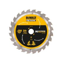 Banyo - Dewalt Dt99571-qz Extreme Runtime Flexvolt Mitre Saw Blade 250mm 24 Tooth Dcs727