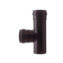 Raccordo A T F/f Per Stufe A Pellet Nero Opaco Pesante Mm.1,2 Ø Cm.10 Save