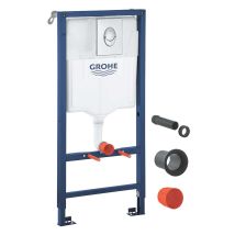 Grohe Rapid Sl - Modulo D'Installazione Per Wc Sospesi, Placca Di Comando Skate Air, Chrom 39442000