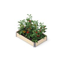 Upyard - Kronus Palettenrahmen Hochbeet 80x60x19,5cm Stapelbar Aufsatzrahmen Klapprahmen