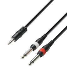 Cavo Jack 3,5 St Maschio A 2 Jack 6,3 Mono Maschio 6m K3ywpp0600