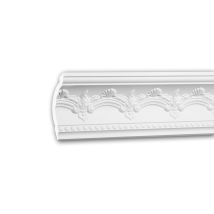 Cornice Soffitto Parete 150183 Profhome Modanatura Tipo Stucco Stile Neoimpero Bianco 2 M