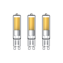 Xanlite - Paquete De 3 Bombillas Retro Led Caspule, Base G9, 2.6w Cons. (20w Eq.), 200 Lúmenes, Luz Blanca Cálida Pack3alg9200