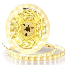 Striscia Led 5m Luce Calda 3000k 12v 1500lm 15w 5730 Flessibile Singola Te-b0486