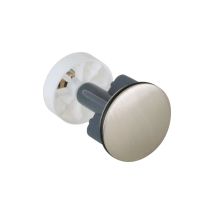 Tapa De Repuesto Universal Para Drenaje De Residuos Con Tapón Emergente, Color Níquel Cepillado Pulido Cgs T007l.38 Níquel Cepillado