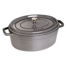 Cocotte Ovalada, Hierro Fundido, Gris Grafito, 11 Cm - Staub