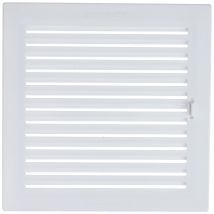 814331s – Griglia Con Chiusura, 20 X 20 Cm. Plastica Bianca. - Anzapack