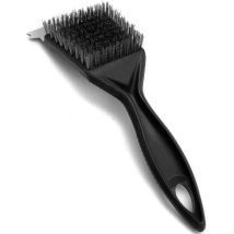 Brosse À Gril En Acier Inoxydable, Brosse Métallique, Outil De Nettoyage Avec Grattoir Pour Gril À Charbon, Gril Électrique, Fumoir 2 Pièces