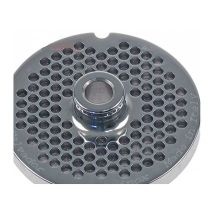 Salvinox Piastra Con Mozzo Per Tritacarne 12 Foro 4,5, Acciaio Inox Autoaffilanti, Professionale
