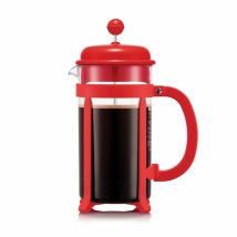 Kaffeebereiter - Bodum - Java - Kunststoffrahmen Und -deckel - 8 Tassen - 1 L - Rot