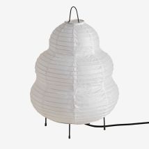 Lámpara De Mesa ↑34 Cm En Papel De Arroz Gogian Sklum