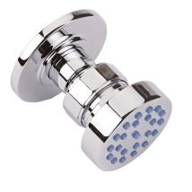 Hudson Reed - Milano Mirage - Modern Front Fix Chrome Bathroom Shower Round Body Jet - Pack Of 1