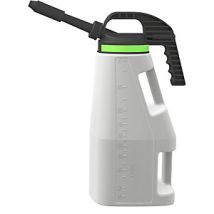 Jarra de llenado universal LubriFlex 10 litros – Polietileno – 2 salidas de descarga – 18 pegatinas identificativas