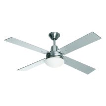 Ventilador de techo Lucci Air 692146 – Cromo cepillado – 3 velocidades – 1220 mm – Mando a distancia – 39 dB(A)