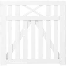 Plus Zauntor Vinesse 100 X 98 Cm Weiß Holzzäune