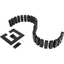 Cube Sl Kabelschlange, Kabelkanal Kabelführung Kabelmanagement + Flexible 2d/3d-funktion, Kunststoff, Schwarz, 750 Mm