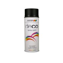 Peinture Deco Ral9005 Mat Spray 400ml Motip Noir Fonce