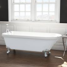 Cambridge 1780mm Traditional Single Ended Bath - Synergy