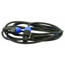 PA-Verbindungskabel 15m Stecker-Stecker 2 x 1,5 mm² Knickschutz