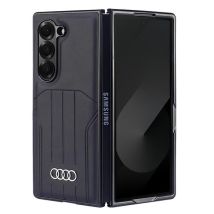 Estuche Rígido Audi Magsafe Z Fold6f956 De Piel Sintética Negra/negra Au-tpupcmfold6-q5/d1-bk