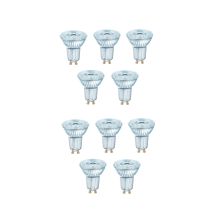 Bellalux - 10x Reflektorlampe Gu10 Par16 6.9w Warmweiß 2700k 36°