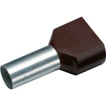 187708 Capocorda Doppio 1.5 Mm² Parzialmente Isolato Nero 100 Pz. - Cimco