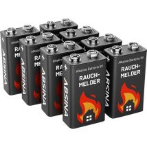 Absina 401005-8 Batteria Da 9 V Alcalina/manganese 9 V 8 Pz.