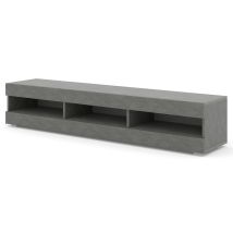 Salone Srl - Mueble De Tv Manta 160 Cm Colgante O Con Patas Grafito Matera