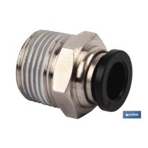 Racor Roscado Recto De Plástico, Conexión Instantánea Para Tubos De 4mm A 16mm