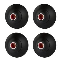 Cilia 4 Pezzi Portalampada E27 Da Soffitto E Parete - Supporto Lampada Base E26/e27 - Installazione Facile (montaggio A Superficie), 4a 230v, Ideale 