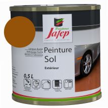 Pintura Para Suelos Rojo Óxido Jafep 0,5 L