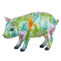 Origen - Signes Grimalt Tierfigur Figuren Grüne Animal Schweinefleisch 8x24x15cm 25442