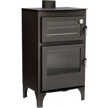 Joima - Estufa De Leña Joima Modelo Mulhacén Con Patas 11,60 Kw