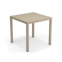 Emu - Tavolo Impilabile Quadrato Nova 80x80 Cm - Tortora