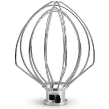 Frusta In Acciaio Inox Crea Per Robot Da Cucina Kitchenaid – Compatibile Con I Modelli Artisan E Classic – Dimensioni 125 X 155 Mm - 5k452ww
