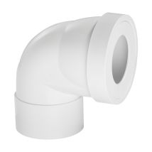 Kurzes Toilettenrohr Im 90°-winkel Durchm.10 Cm Wirquin Wirquin