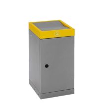 Sortssystem Protec-plus, Graualu/1003, Verzinkter Innenbehälter, 70 Liter - Stumpf