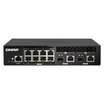 Qnap Qsw-m2108r-2c Netzwerk-switch Managed L2 2.5g Ethernet (100/1000/2500) Power Over Ethernet (poe) Schwarz