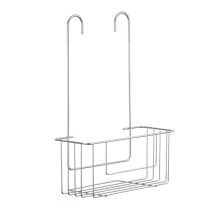 Cestillo de baño Tatay Air con colgador – Acero inoxidable – 28 x 12,5 x 39 cm – Color aluminio